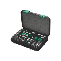 Produktbild för Wera Zyklop 8100 SA 2 - ratcheting screwdriver with bit and socket set - 42 delar