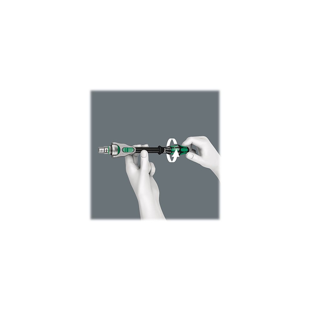 Produktbild för Wera Zyklop 8100 SA 2 - ratcheting screwdriver with bit and socket set - 42 delar