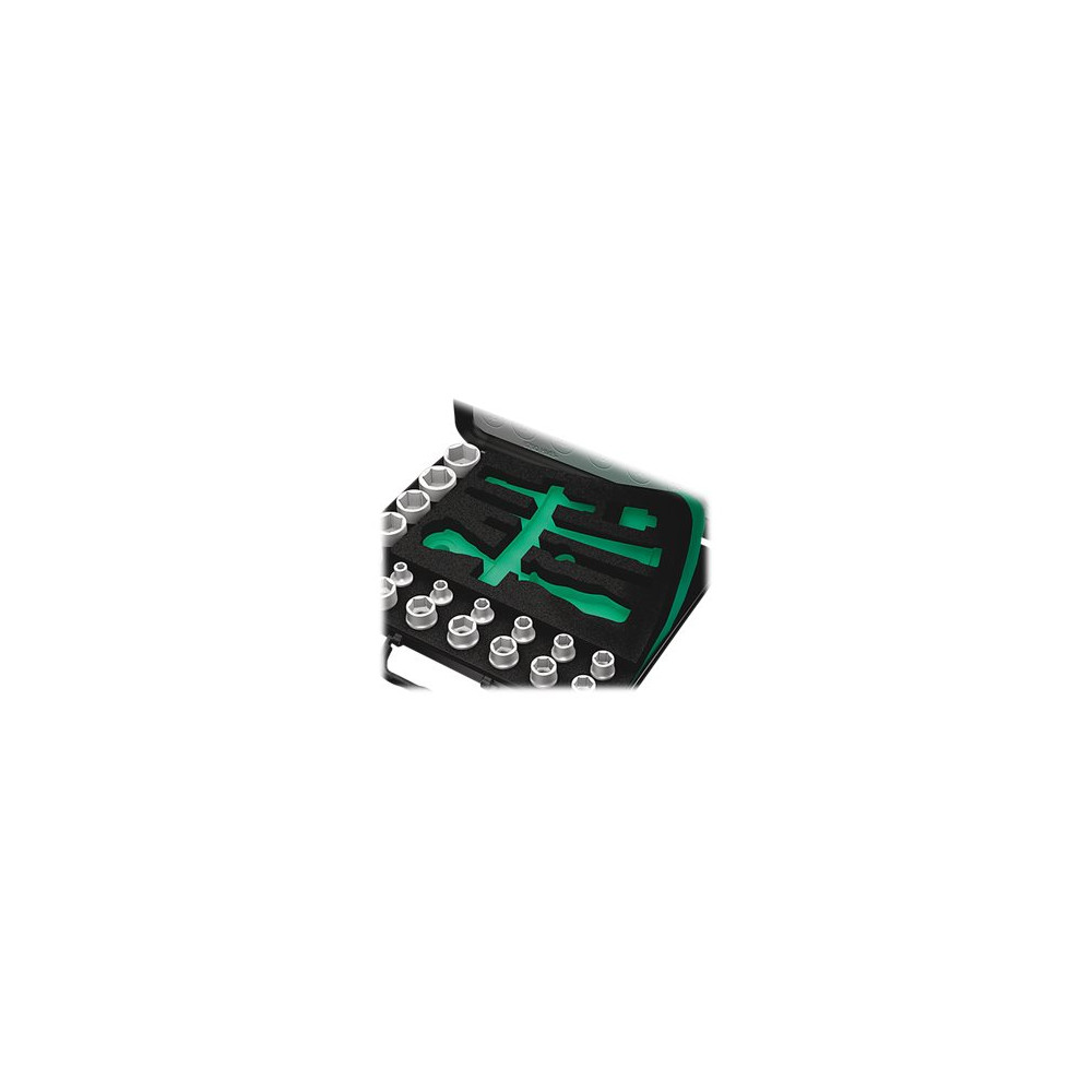 Produktbild för Wera Zyklop 8100 SA 2 - ratcheting screwdriver with bit and socket set - 42 delar