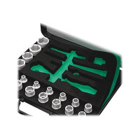 Produktbild för Wera Zyklop 8100 SA 2 - ratcheting screwdriver with bit and socket set - 42 delar