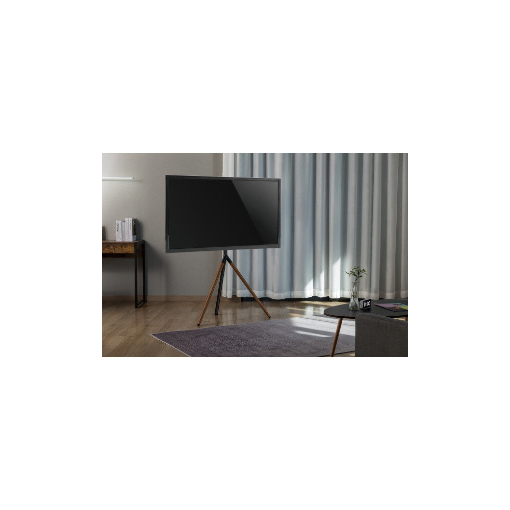 Produktbild för Sinox Tripod TV-golvstativ med svängbar topp. 45"-65". Mörkt...