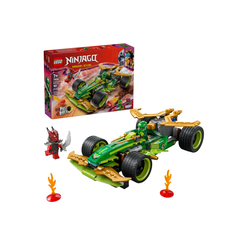 Produktbild för LEGO Ninjago 71828 - Lloyds dra-tillbaka racingbil - byggsats