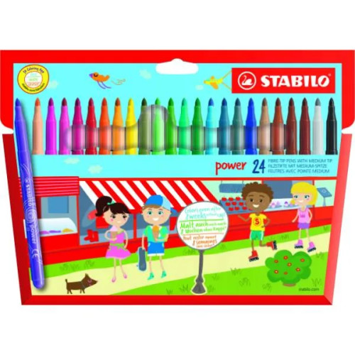 STABILO Stabilo Power Børnetusch 24 farver