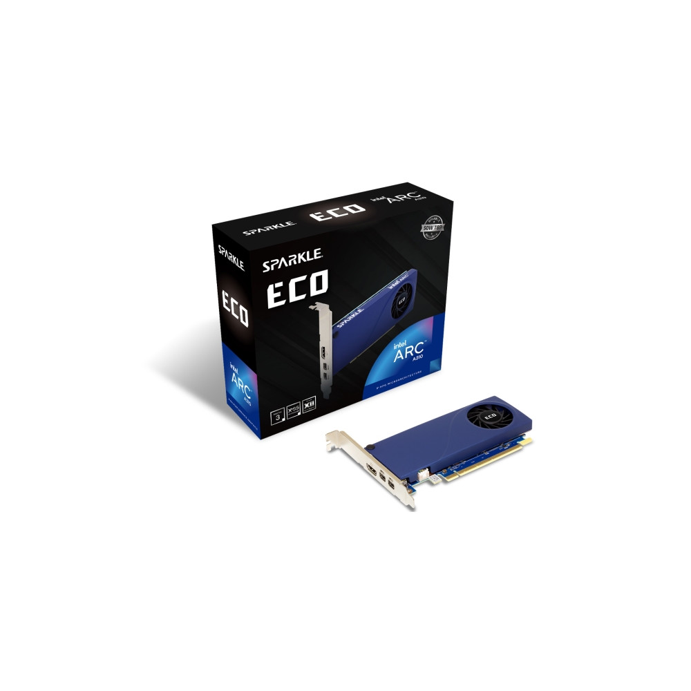 Produktbild för SPARKLE Intel Arc A310 ECO - grafikkort - Arc A310 - 4 GB
