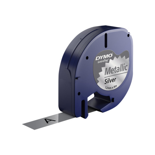 Newell Rubbermaid DYMO LetraTAG - tejp - 1 kassett(er) - Rulle (1,2 cm x 4 m)