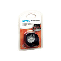 Produktbild för DYMO LetraTAG - tejp - 1 kassett(er) - Rulle (1,2 cm x 4 m)