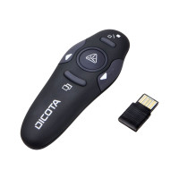 Produktbild för DICOTA Pin Point Wireless Laser Pointer - projektorpekenhet - svart