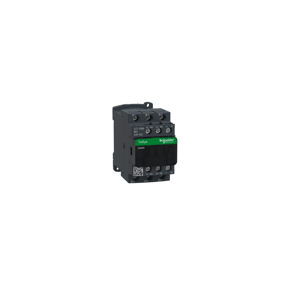 Produktbild för Schneider Electric LC1D09BD, Kontaktor, Grön, Grå, IP20, AC,...