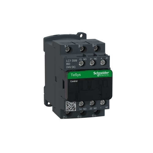 SCHNEIDER ELECTRIC Schneider Electric LC1D09BD, Kontaktor, Grön, Grå, IP20, AC,...