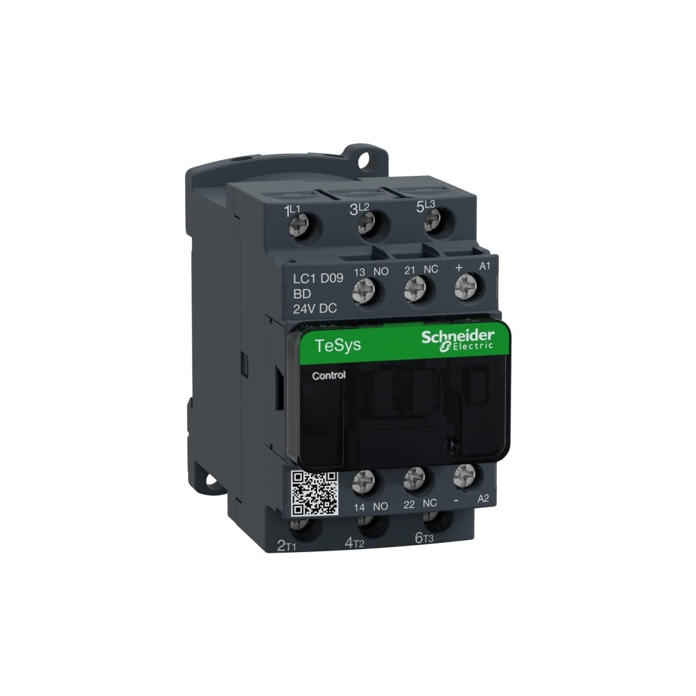 Produktbild för Schneider Electric LC1D09BD, Kontaktor, Grön, Grå, IP20, AC,...