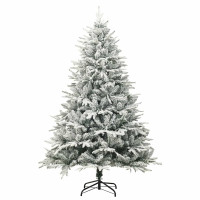 Produktbild för Konstgjord Förbelyst Julgran med Bollsats Grön 150 cm