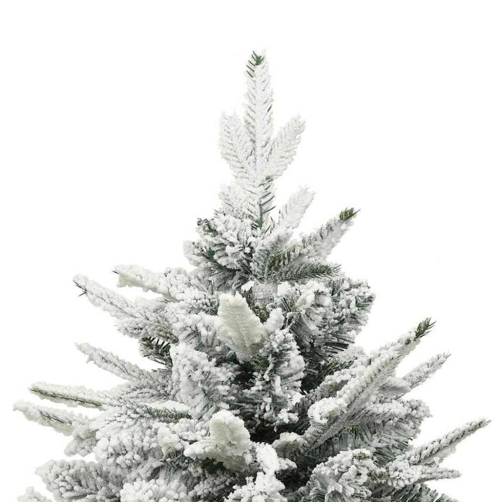 Produktbild för Konstgjord Förbelyst Julgran med Bollsats Grön 210 cm