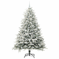 Produktbild för Konstgjord Förbelyst Julgran med Bollsats Grön 240 cm