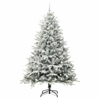 Produktbild för Konstgjord Förbelyst Julgran med Bollsats Grön 240 cm