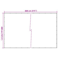 Produktbild för Lastnät grön 4x8 m HDPE