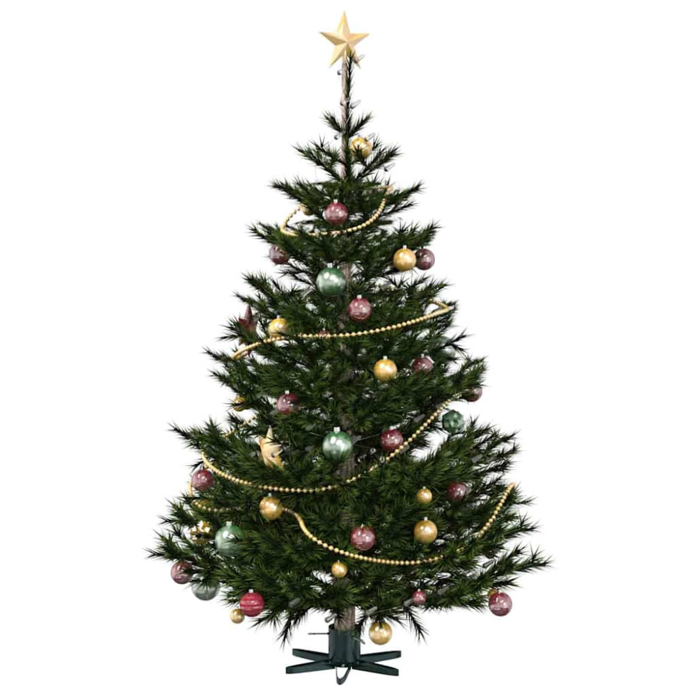 Produktbild för Julgranställ 1.73 med vattentank Grön 50 x 50 x 15,5 cm Stål