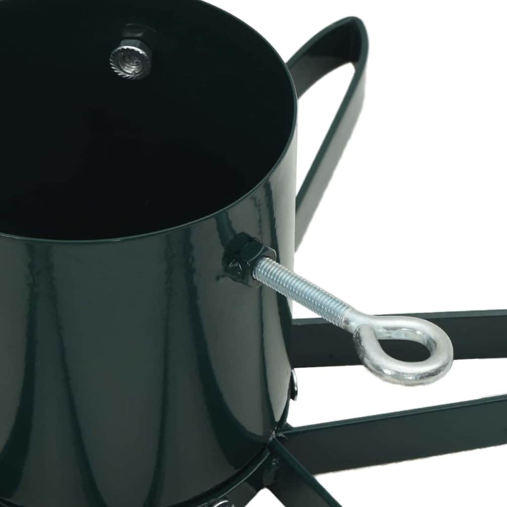 Produktbild för Julgranställ 1.73 med vattentank Grön 50 x 50 x 15,5 cm Stål