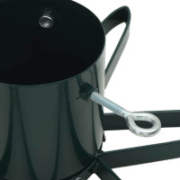 Produktbild för Julgranställ 1.73 med vattentank Grön 50 x 50 x 15,5 cm Stål