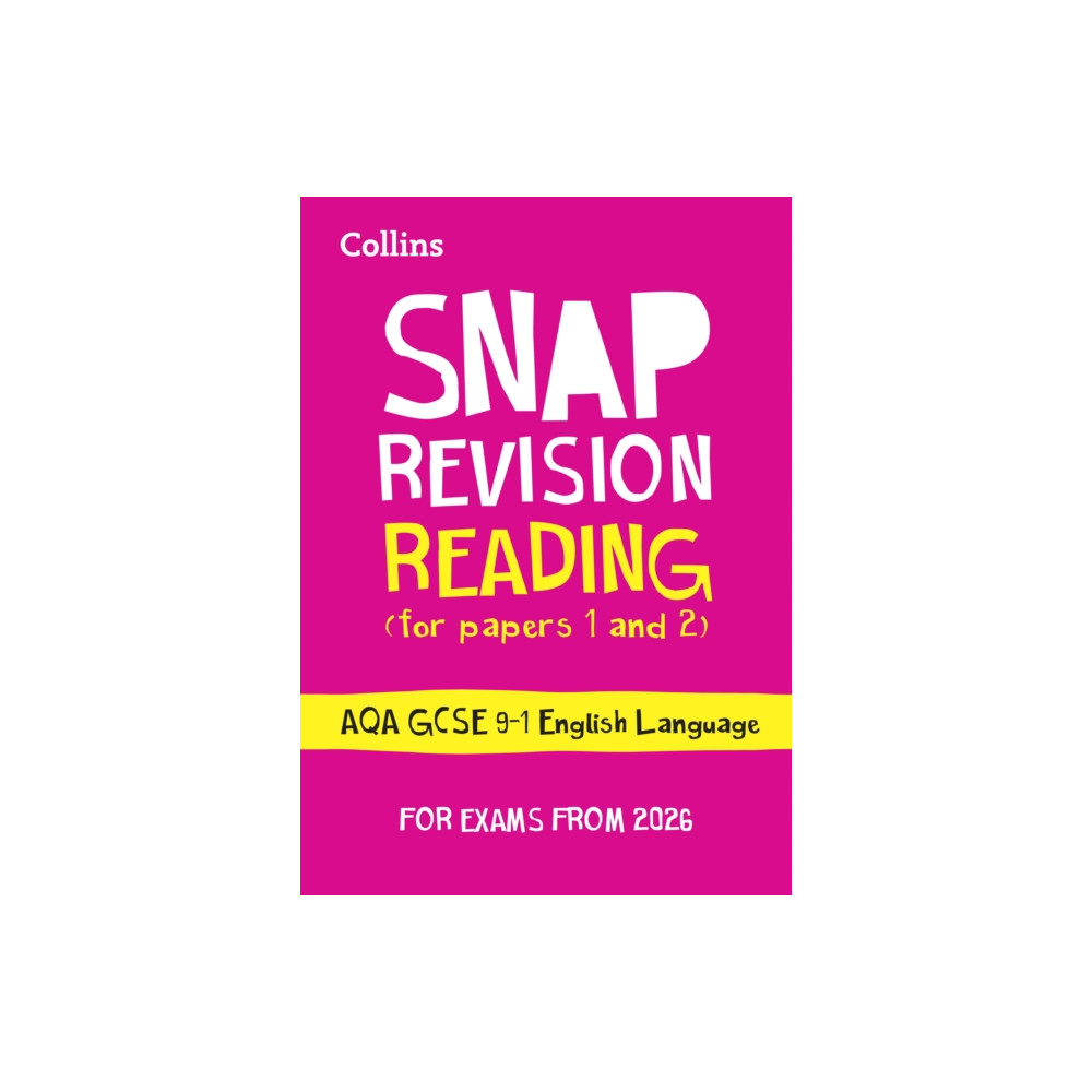 Produktbild för AQA GCSE 9-1 English Language Reading (Papers 1 & 2) Revision Guide (häftad, eng)