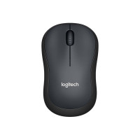 Produktbild för Logitech M220 Silent - mus - 2.4 GHz - träkol