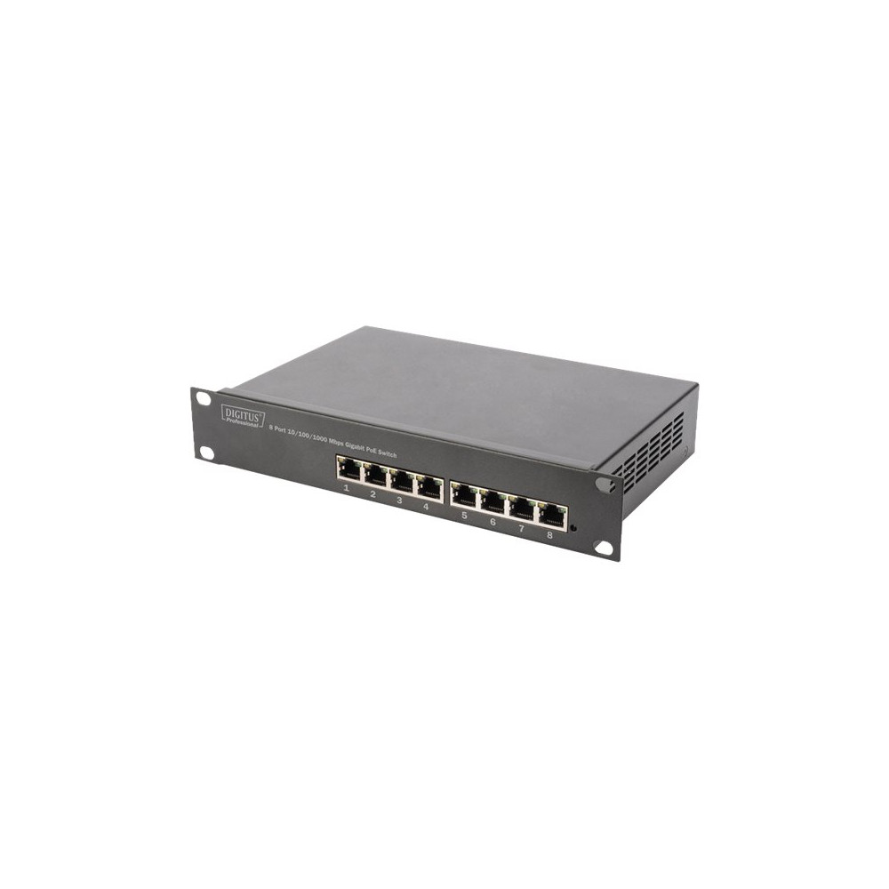 Produktbild för DIGITUS Professional DN-95317 - switch - 8 portar - ohanterad