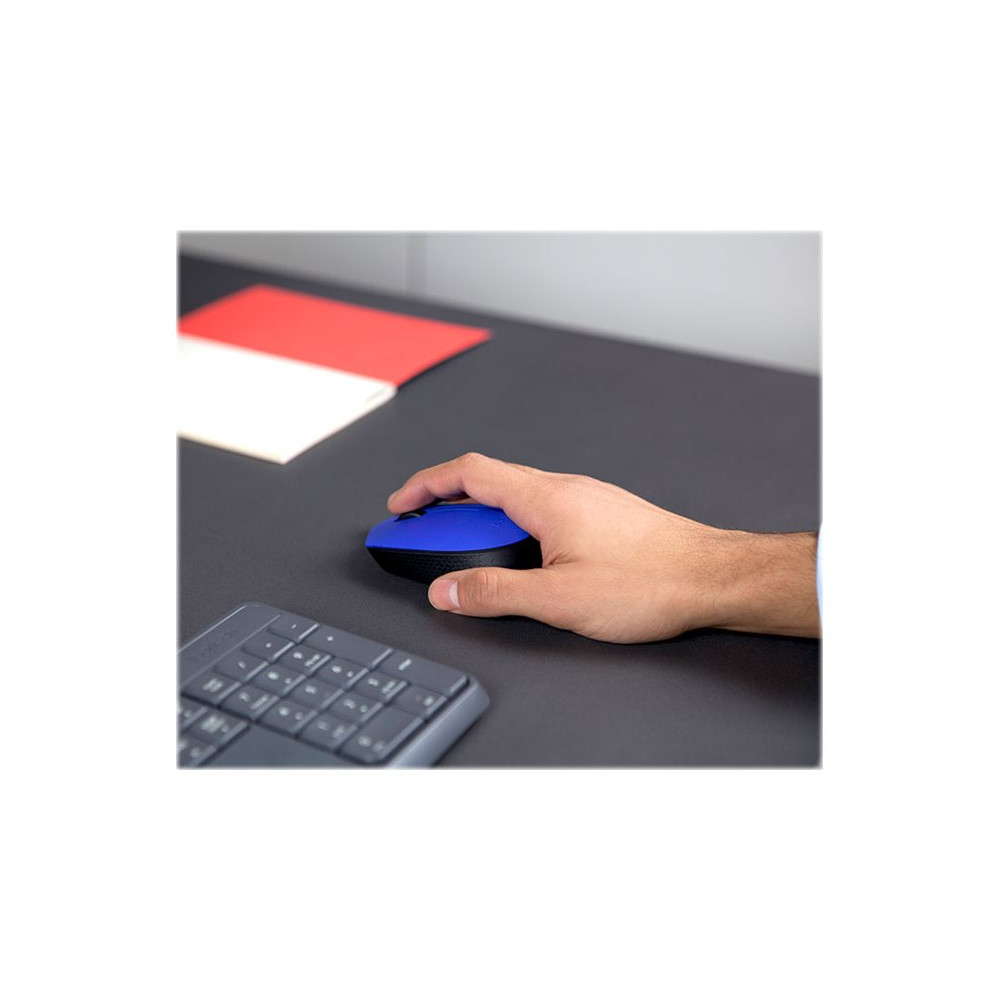 Produktbild för Logitech M171 - mus - 2.4 GHz - svart, blå