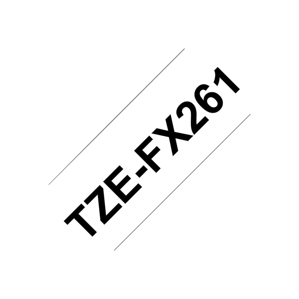 Produktbild för Brother TZe-FX261 - flexibel tape - 1 kassett(er) - Rulle (3,56 cm x 8 m)