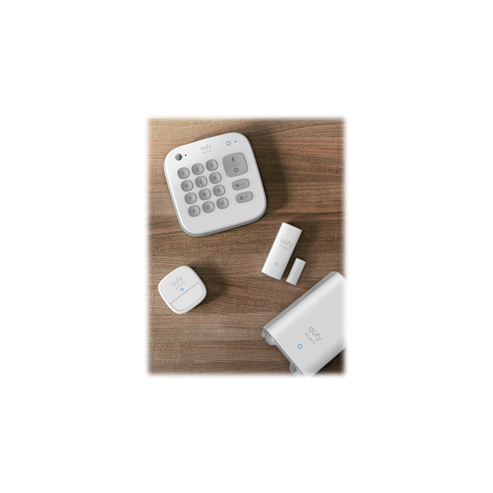 Produktbild för Eufy 5-Piece Home Alarm Kit - hemsäkerhetssystem - vit