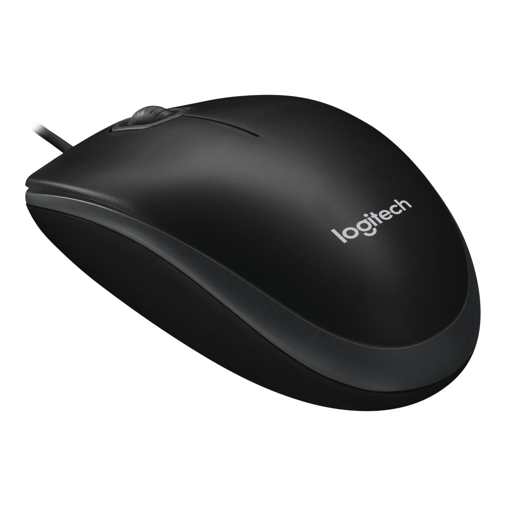 Produktbild för Logitech B100 - mus - USB - svart