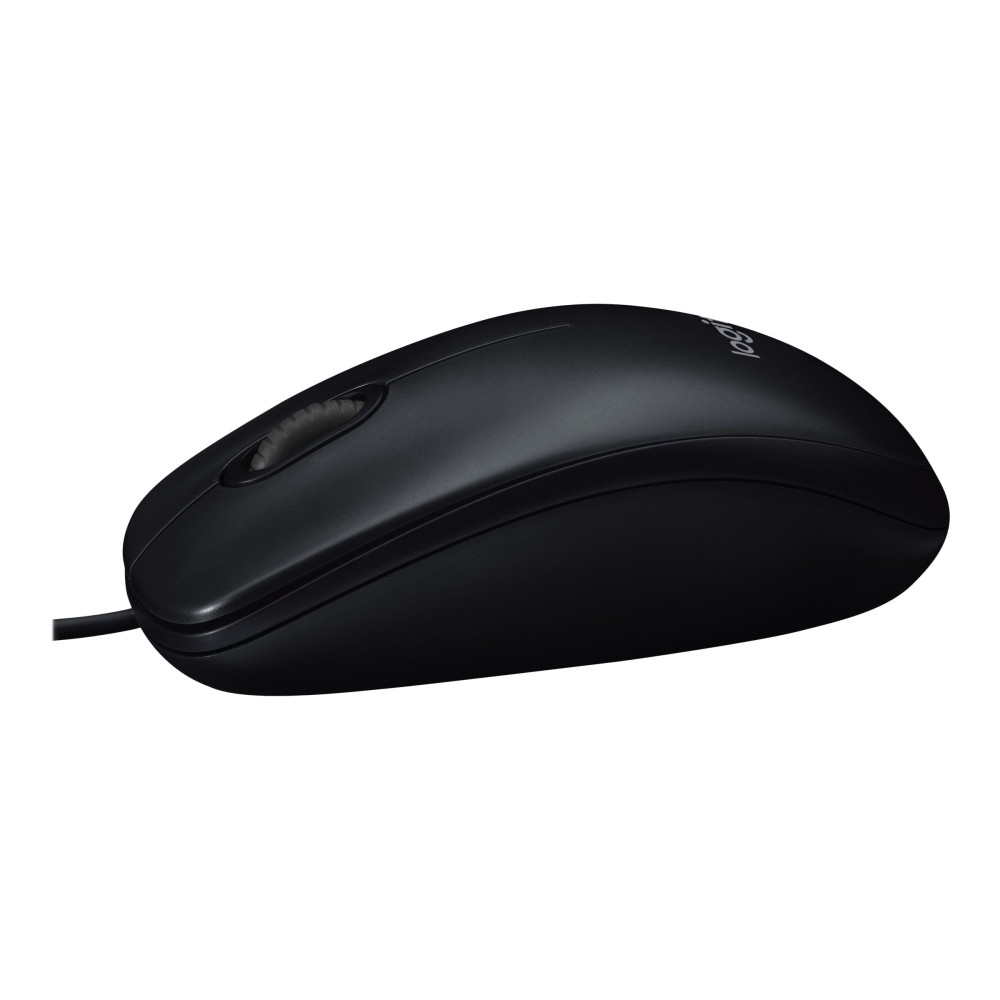 Produktbild för Logitech B100 - mus - USB - svart
