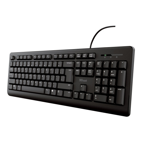 Trust Computer Products Trust Primo - tangentbord - QWERTY - Nordisk Inmatningsenhet - Tangentbord
