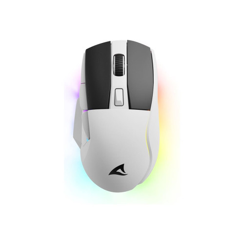 Sharkoon Sharkoon SKILLER SGM50W - mus - 2.4 GHz, USB-C - vit