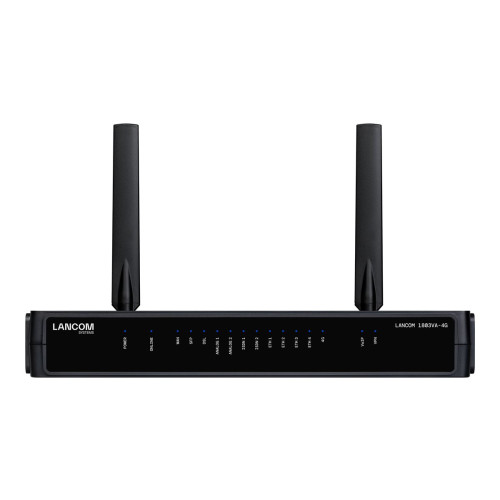 Lancom Systems LANCOM 1803VA-4G - trådlös router - DSL-modem - 3G, 4G - skrivbordsmodell, väggmonterbar