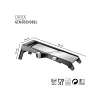 Produktbild för GEFU 89429, Manuell, 9 mm, Svart, Rostfritt stål, Plast, Ros...