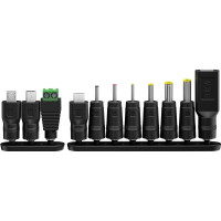Produktbild för goobay strömadapter - universell - DC-jack 5,5 x 2,1 mm - 7.2 Watt