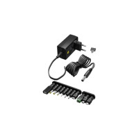 Produktbild för goobay strömadapter - universell - DC-jack 5,5 x 2,1 mm - 7.2 Watt