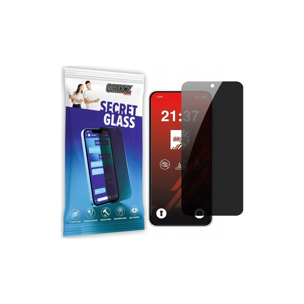 Produktbild för GrizzGlass integritetsskydd GrizzGlass SecretGlass för Samsu...
