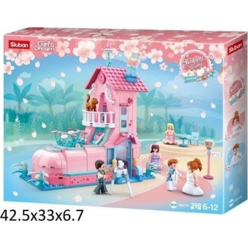 Gazelo Gazelo Blocks Sluban Girl House of the Bride and Groom 398el...