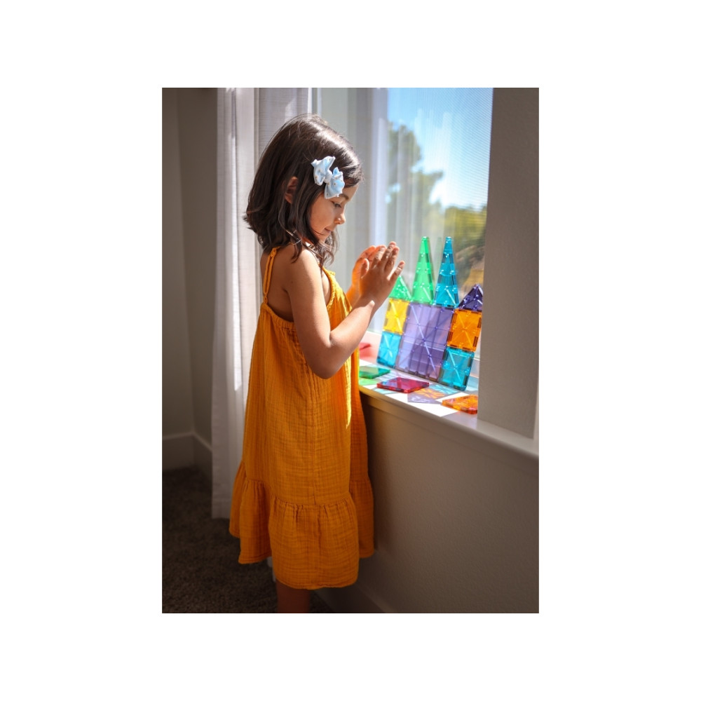 Produktbild för Magna-Tiles Clear Colours 32 pcs