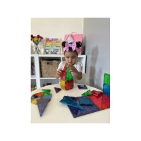 Produktbild för Magna-Tiles Clear Colours 32 pcs
