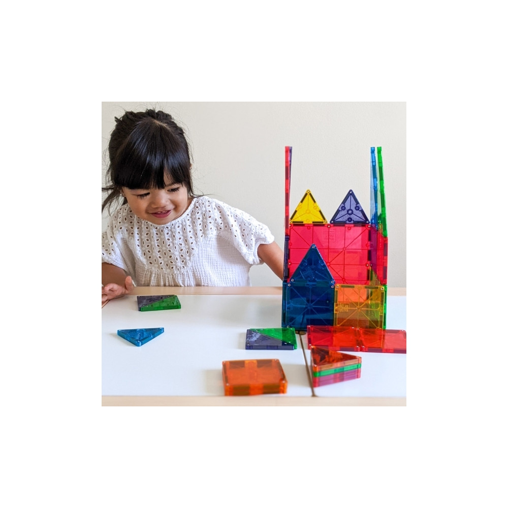 Produktbild för Magna-Tiles Clear Colours 32 pcs