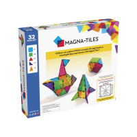 Produktbild för Magna-Tiles Clear Colours 32 pcs