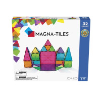 Produktbild för Magna-Tiles Clear Colours 32 pcs