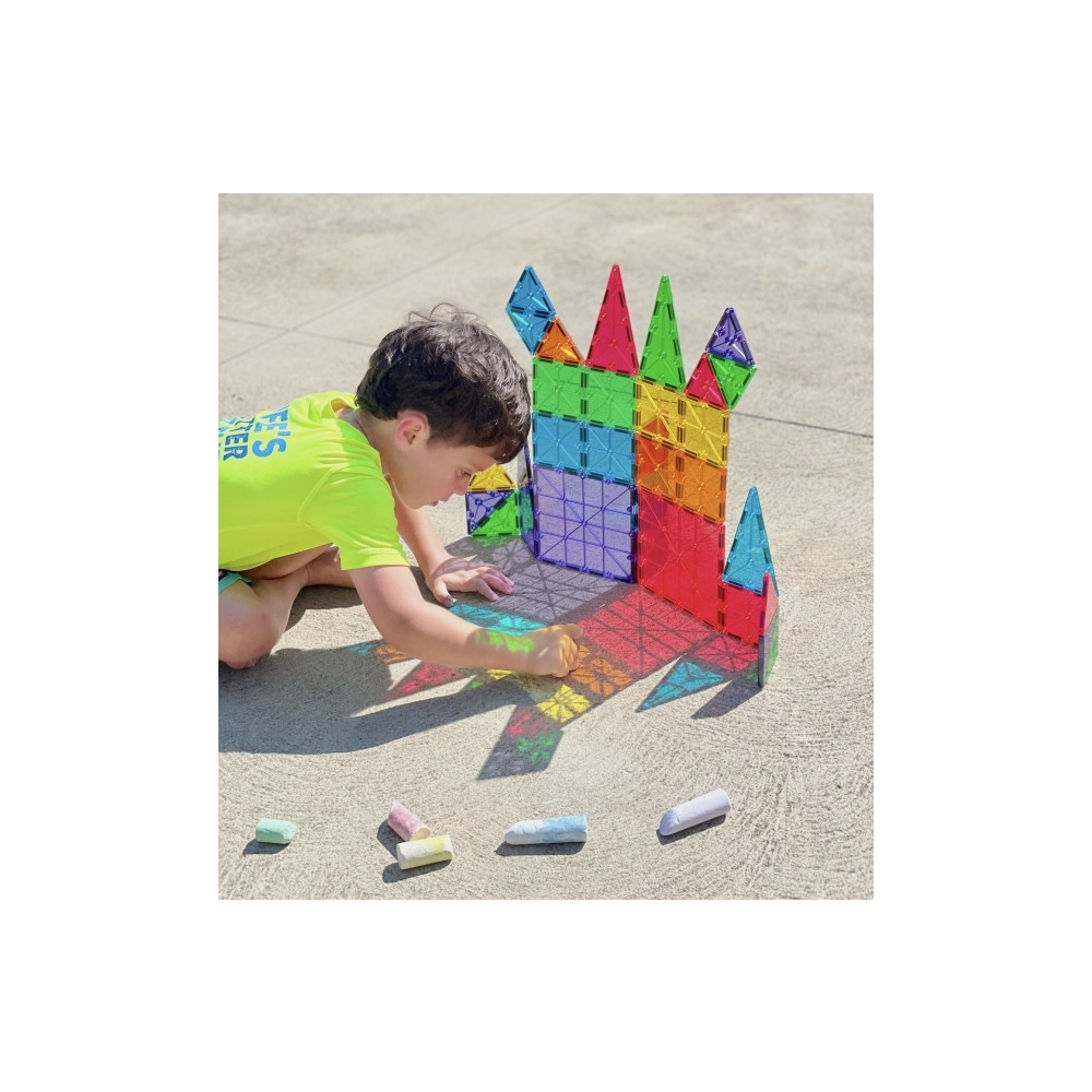 Produktbild för Magna-Tiles Clear Colours 32 pcs