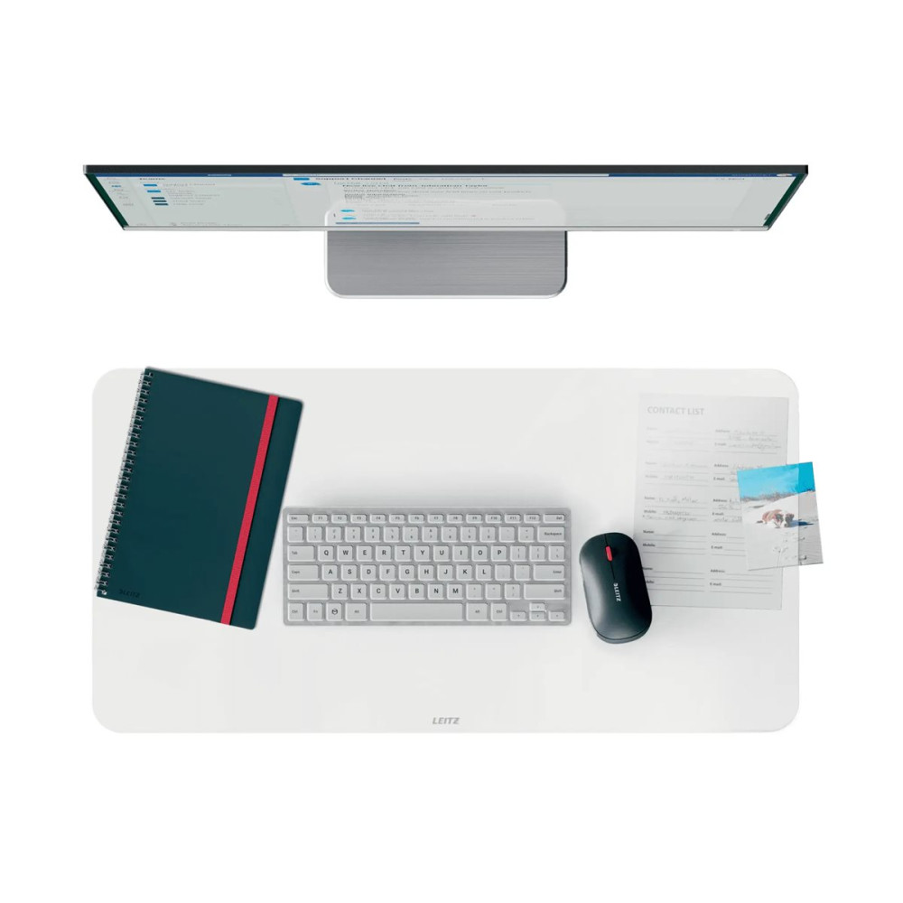 Produktbild för Leitz FEEL GOOD skrivbordsstöd - 70 x 36 cm - transparent