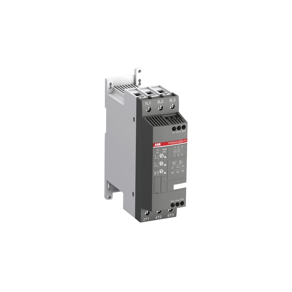 Produktbild för ABB PSR45-600-11, Grå, IP10, 45 A, 153 x 54 x 187 mm, 1 kg,...