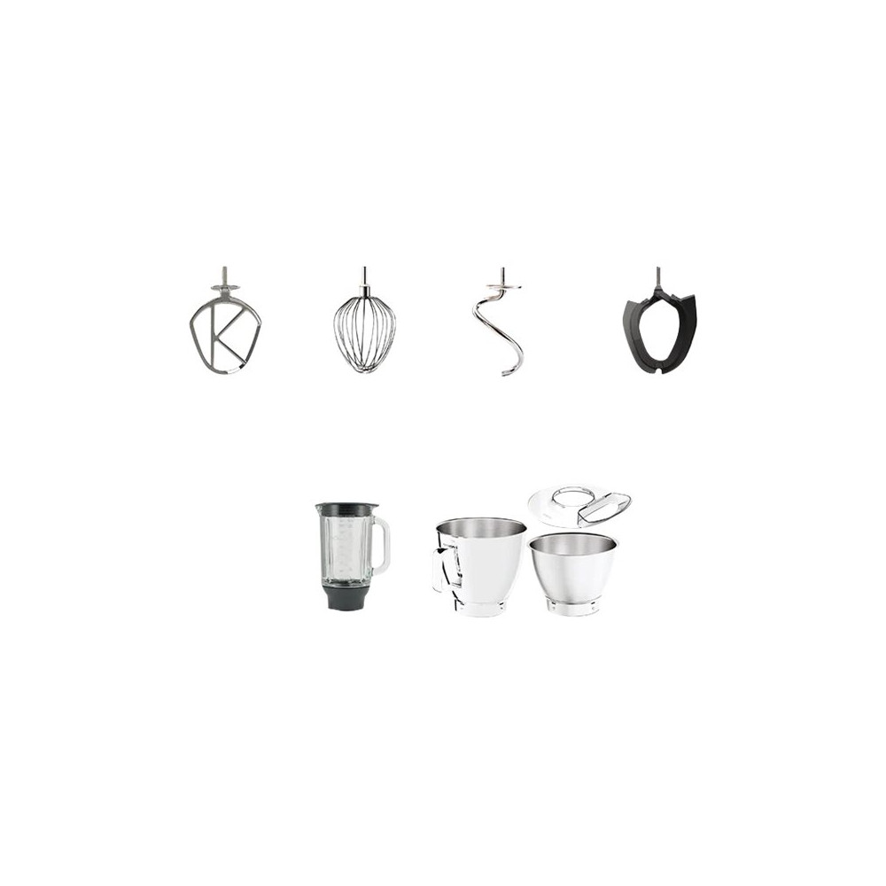 Produktbild för Kenwood Titanium Chef Baker XL KVL85.124SI - köksmaskin - 1200 W - silver