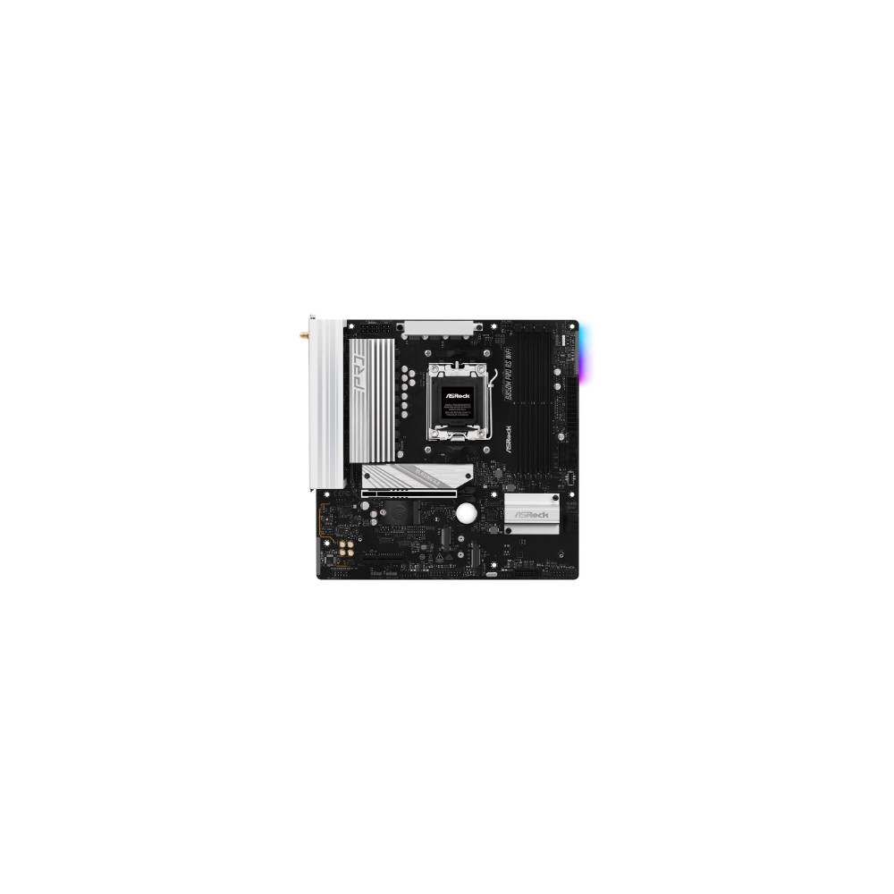 Produktbild för ASRock B850M Pro RS WiFi - moderkort - micro ATX - Socket AM5 - AMD B850