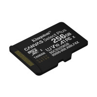 Produktbild för Kingston Canvas Select Plus - flash-minneskort - 256 GB - mikroSDXC UHS-I
