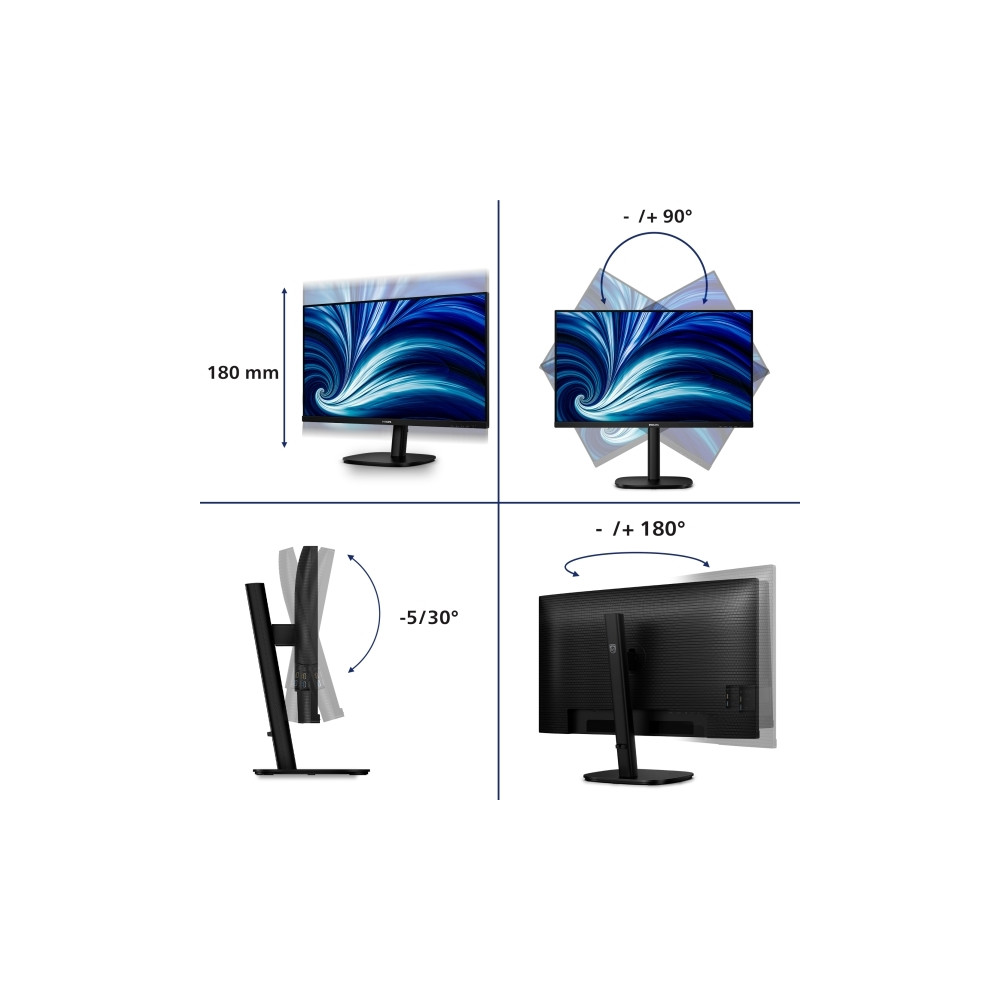 Produktbild för Philips 32B2N3500 - 3000 Series - LED-skärm - QHD - 32"